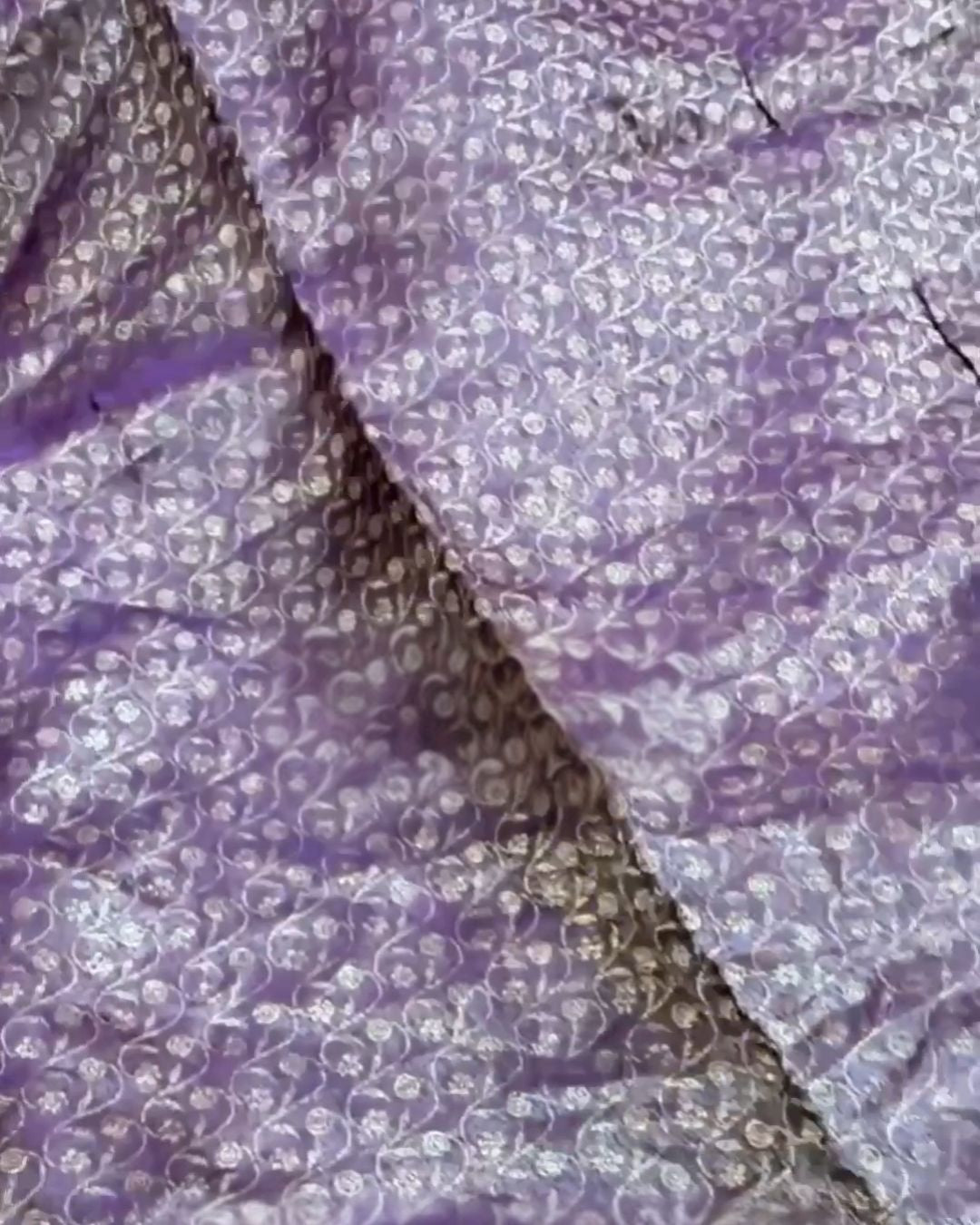 Dark Purple Silk Saree