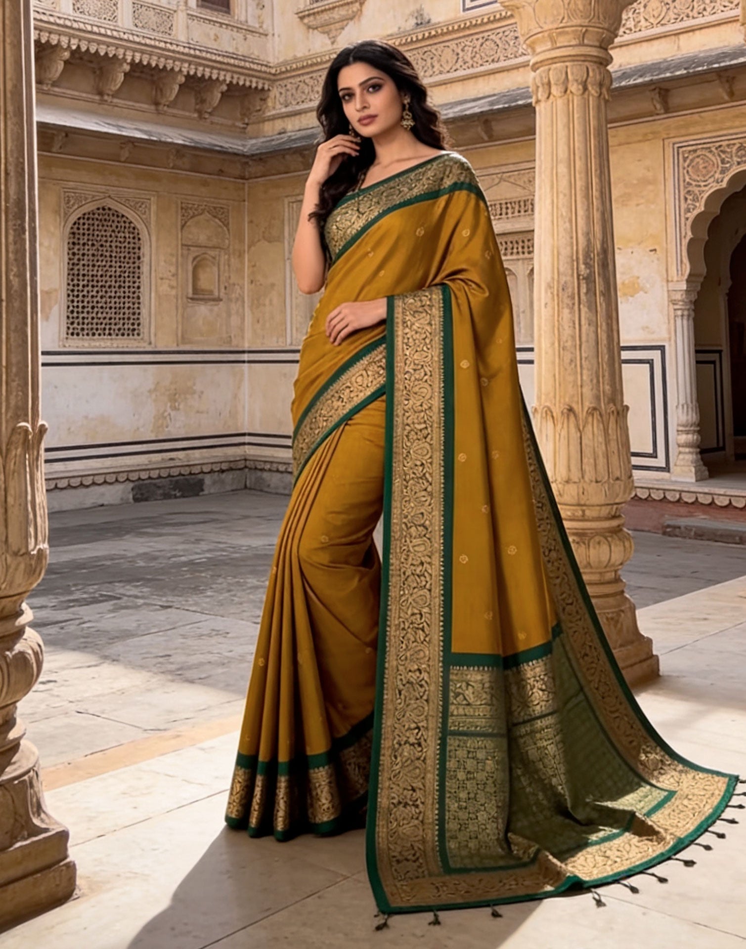 Dhruva Pattu Silk Saree