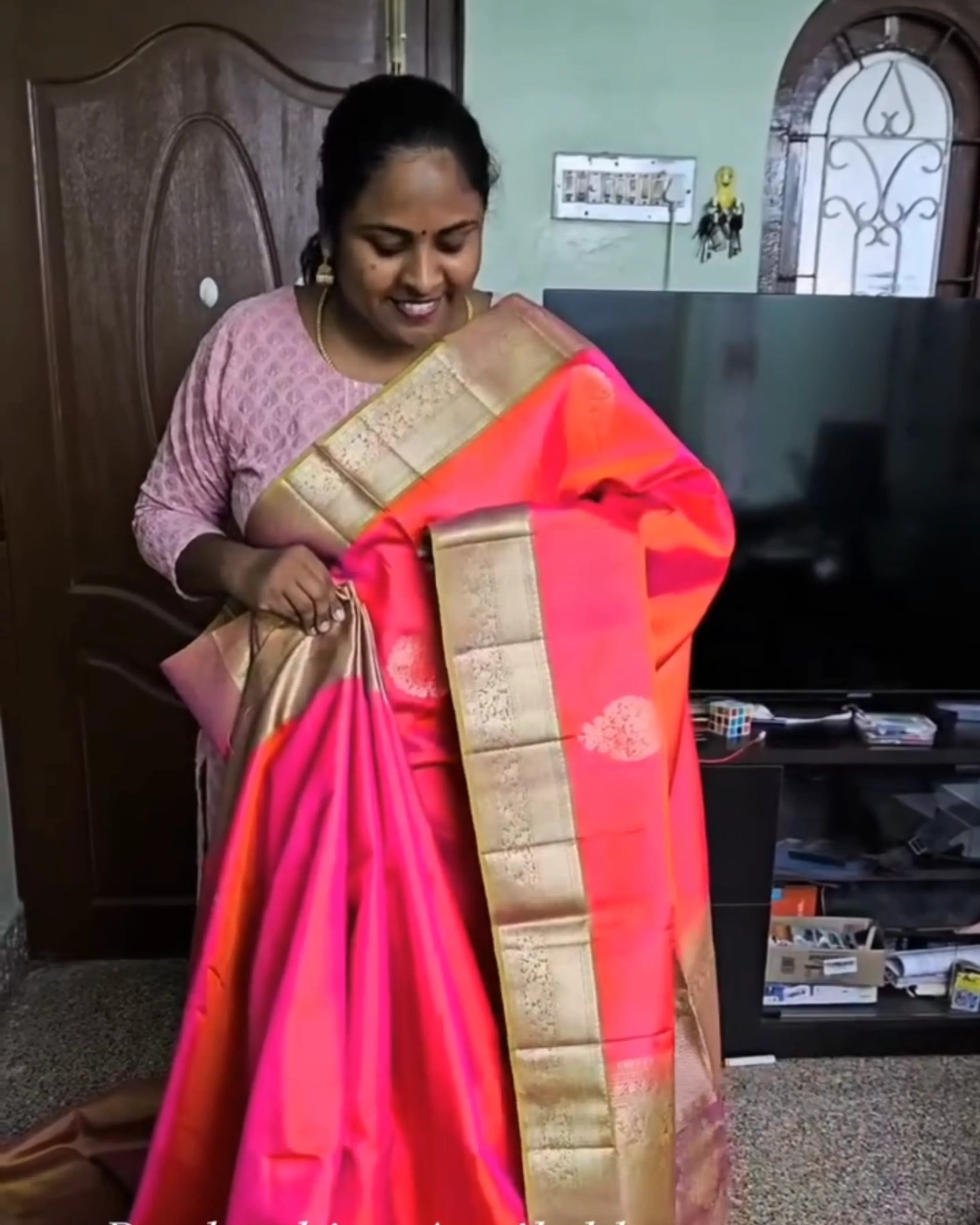 Dual Tone Silk Saree
