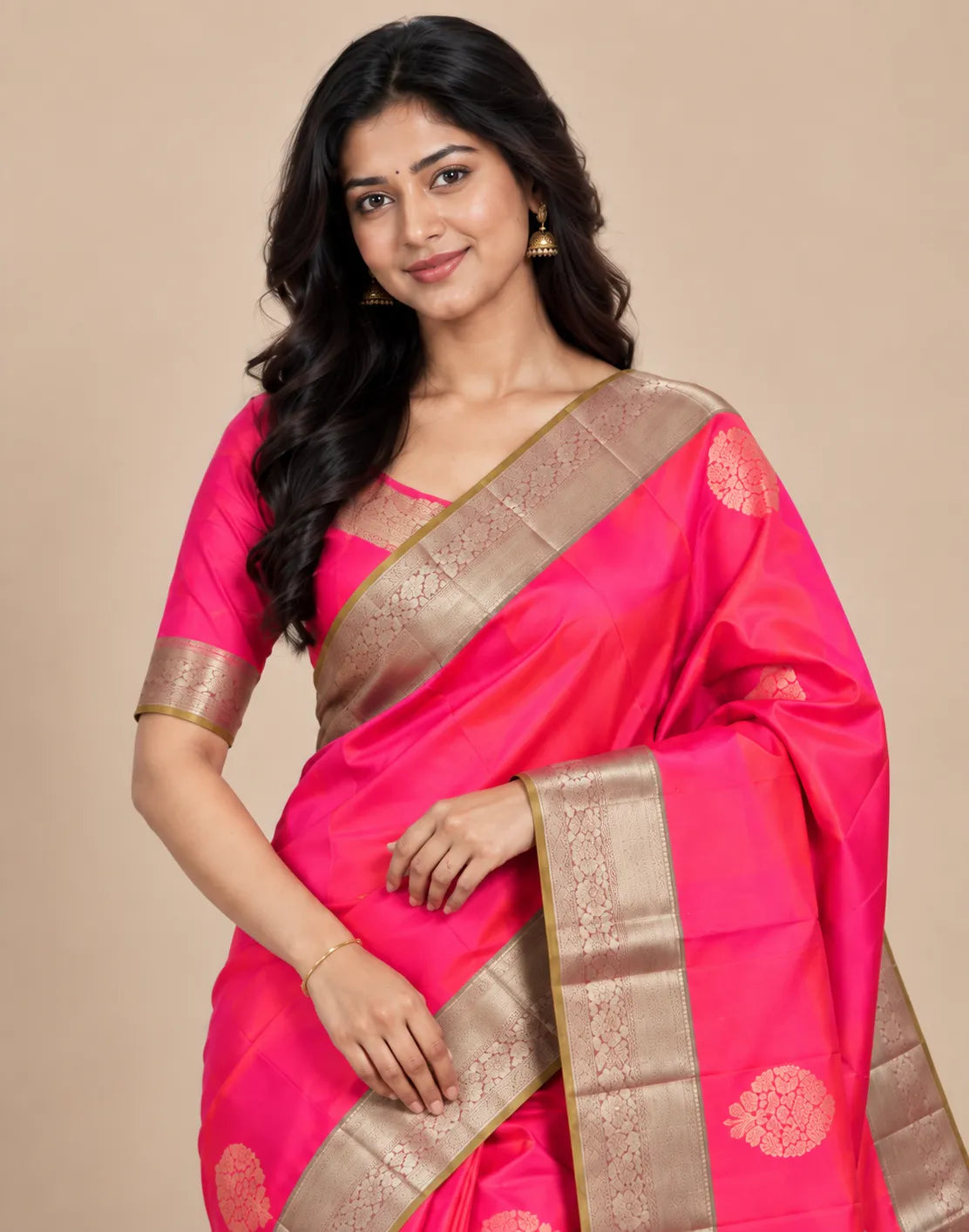 Dual Tone Silk Saree