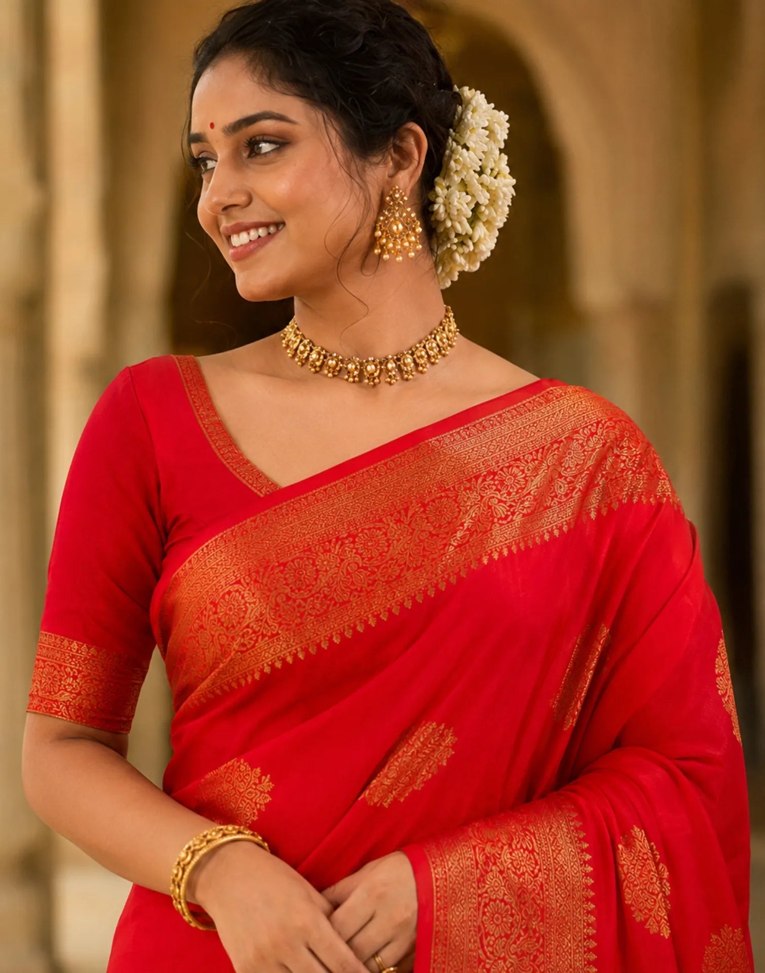 Dual Tone Silk Saree