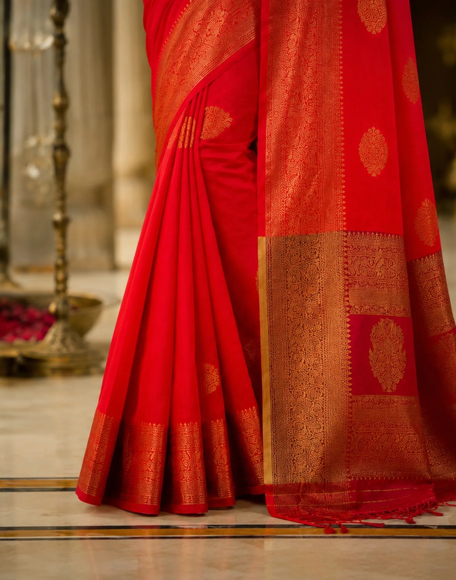 Dual Tone Silk Saree