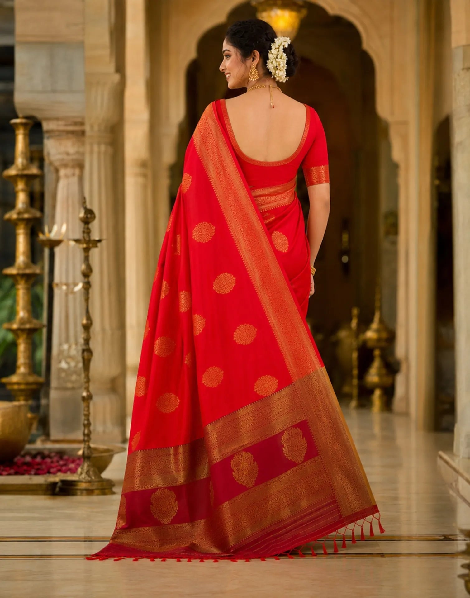 Dual Tone Silk Saree
