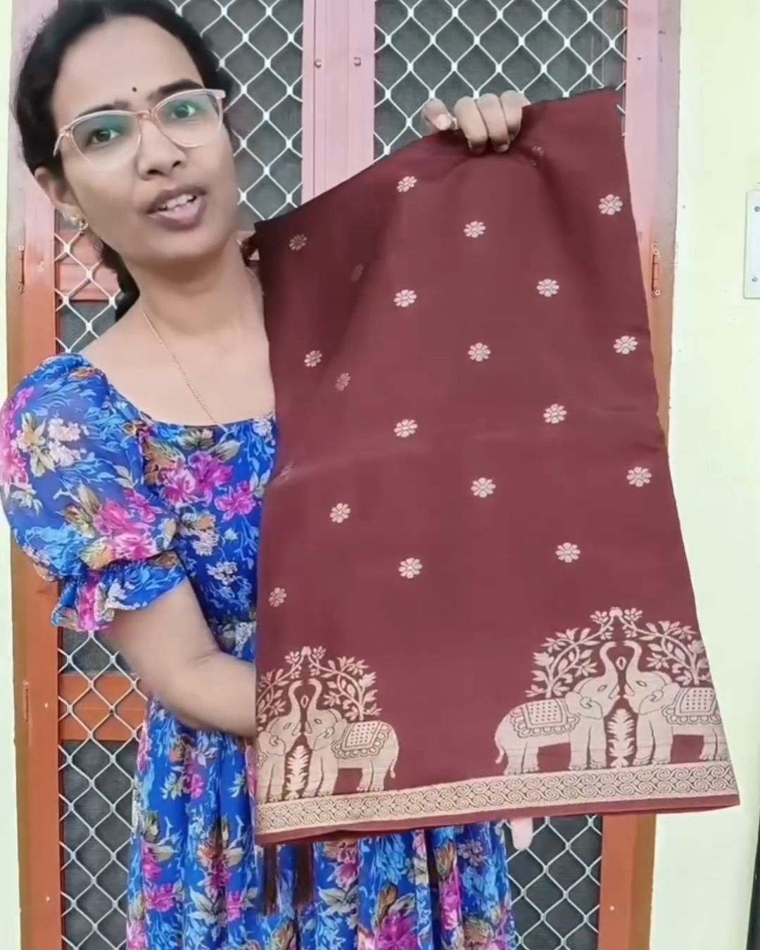 Elephant Silk Saree