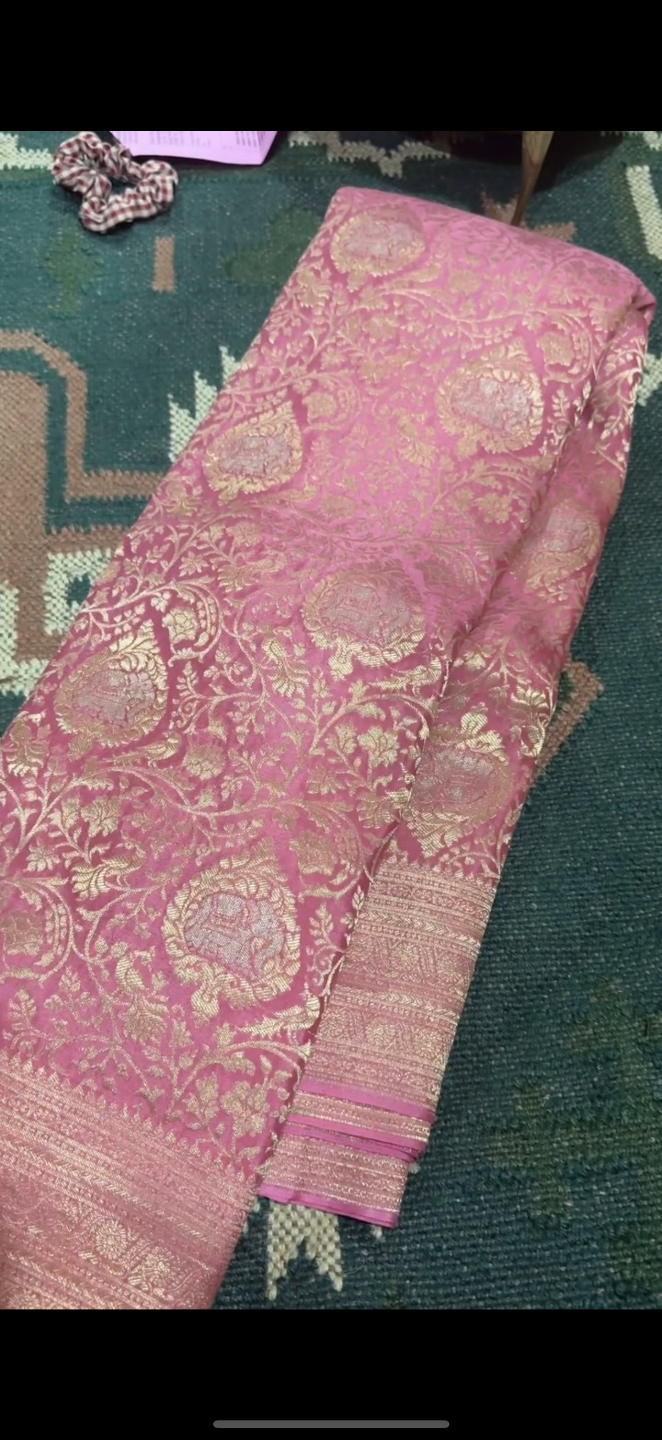 Brocade Blush Pink Saree