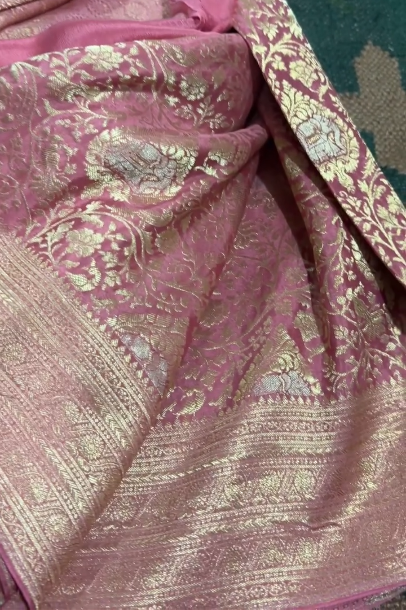 Brocade Blush Pink Saree