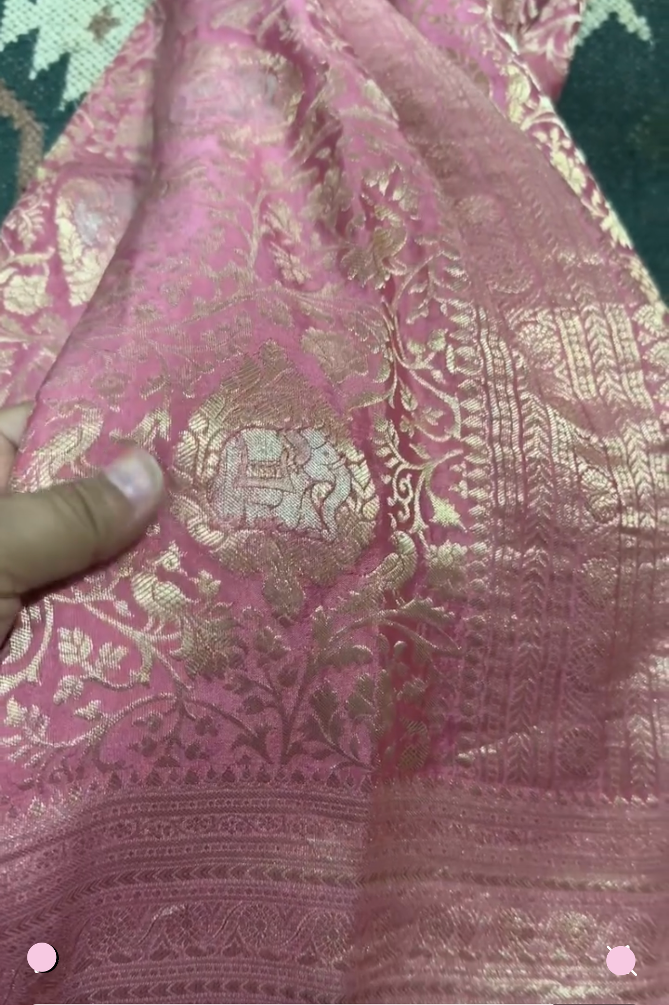Brocade Blush Pink Saree