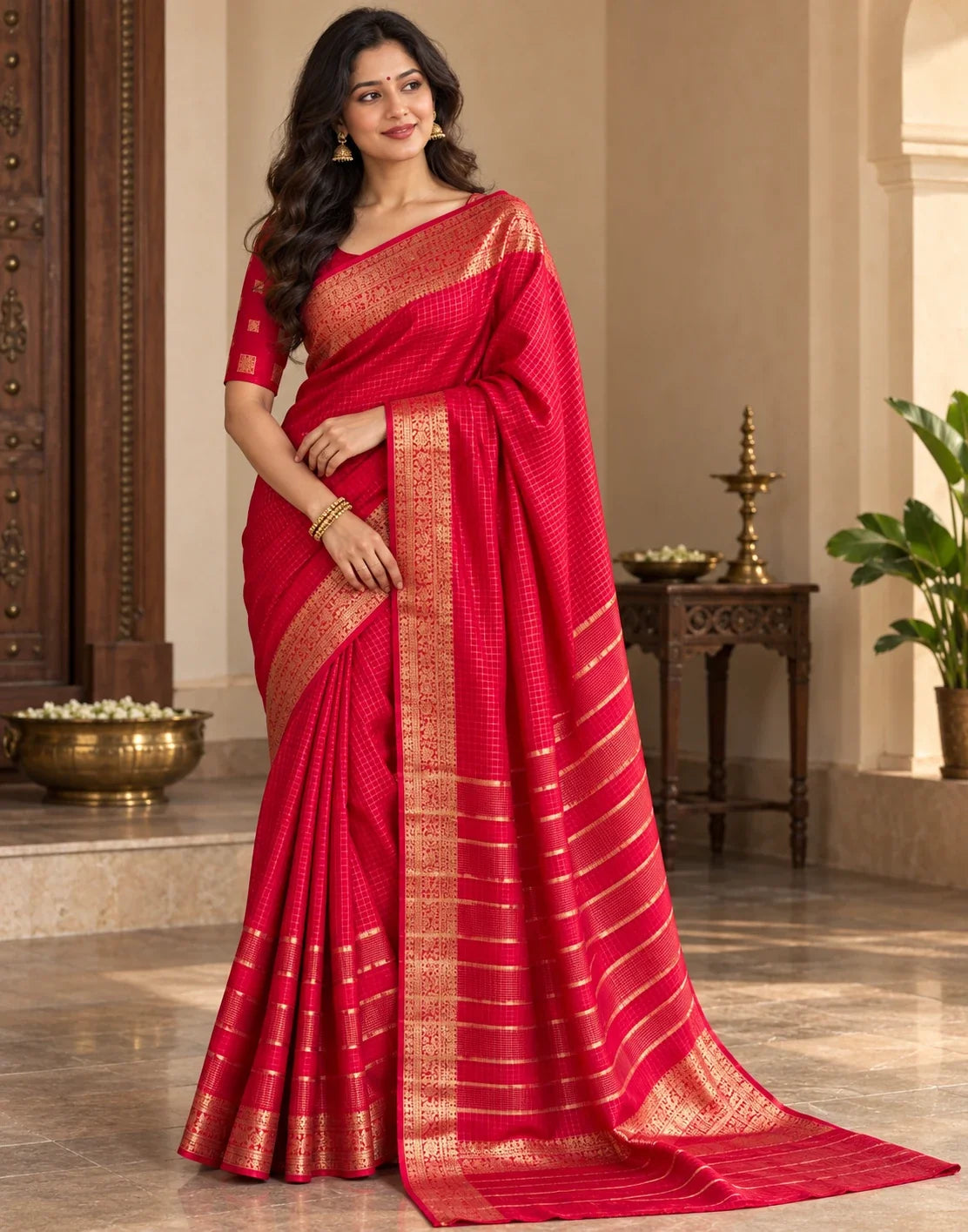 🎁 Mahalakshmi Banarsi Silk Saree
