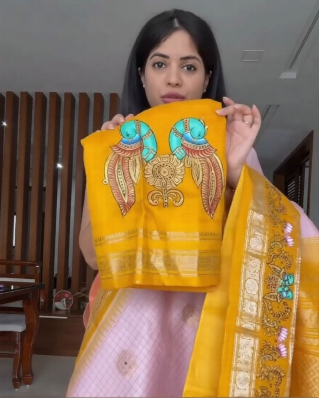 Paint Weave Silk Saree