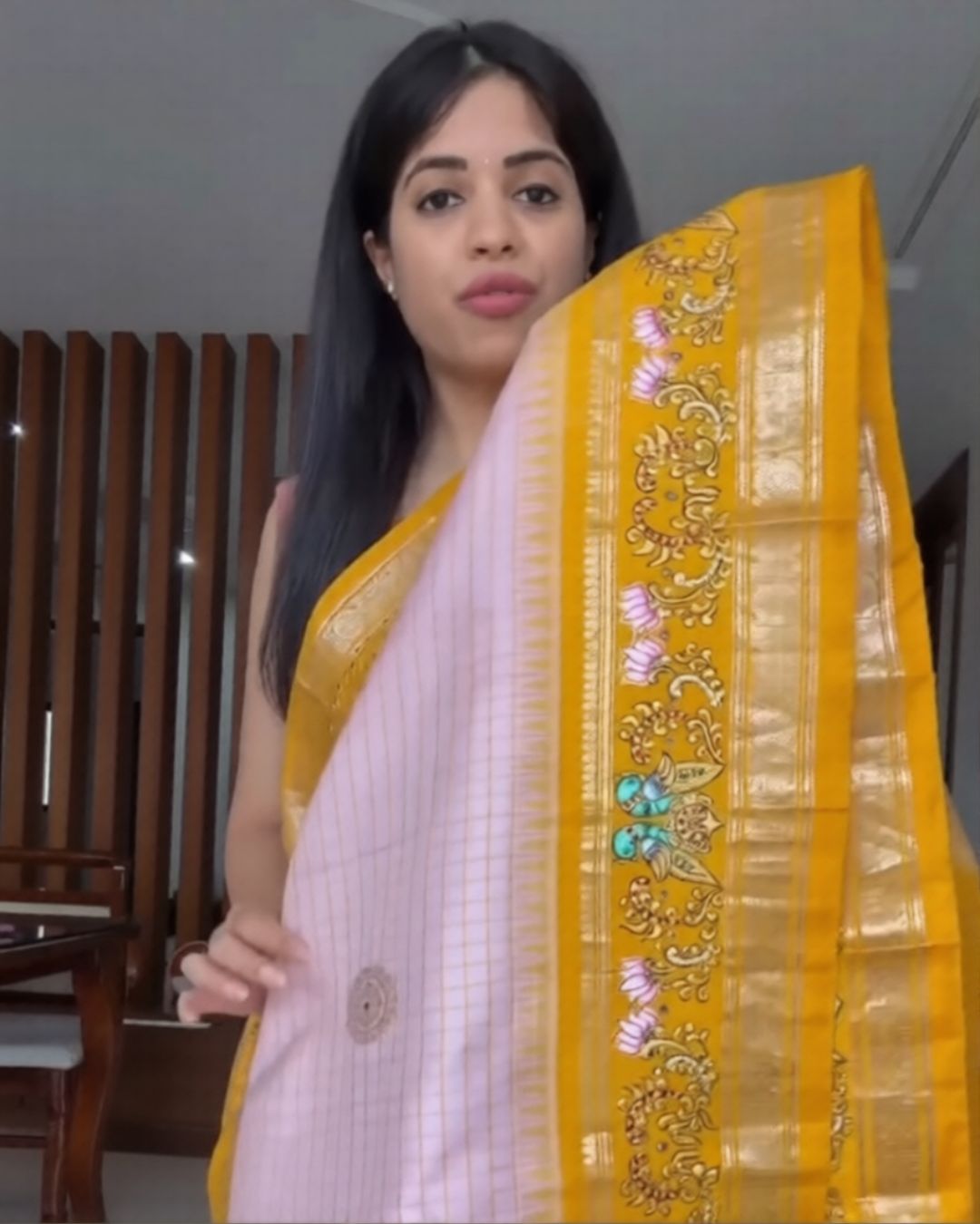 Paint Weave Silk Saree