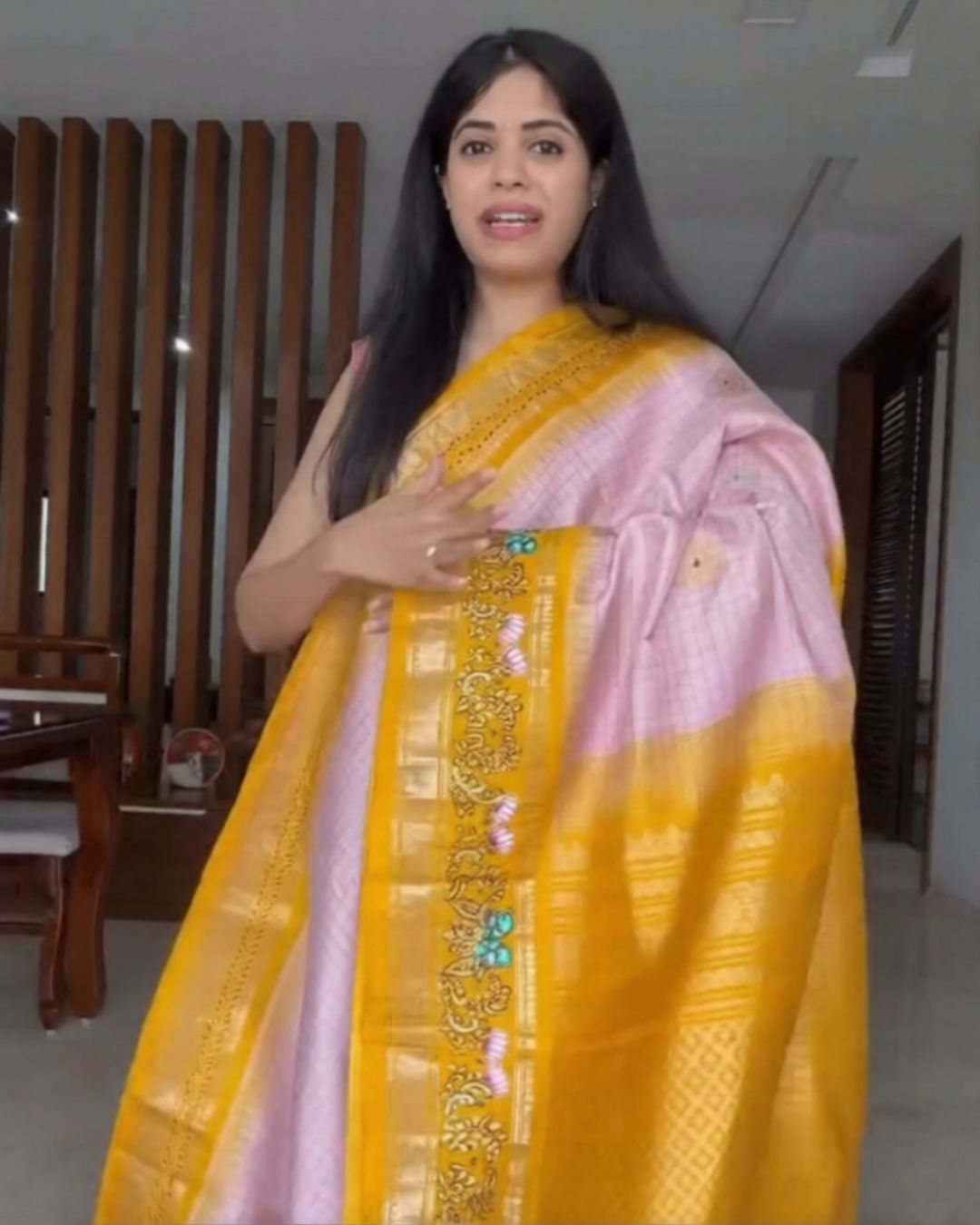 Paint Weave Silk Saree