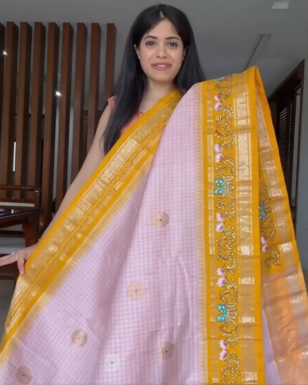 Paint Weave Silk Saree