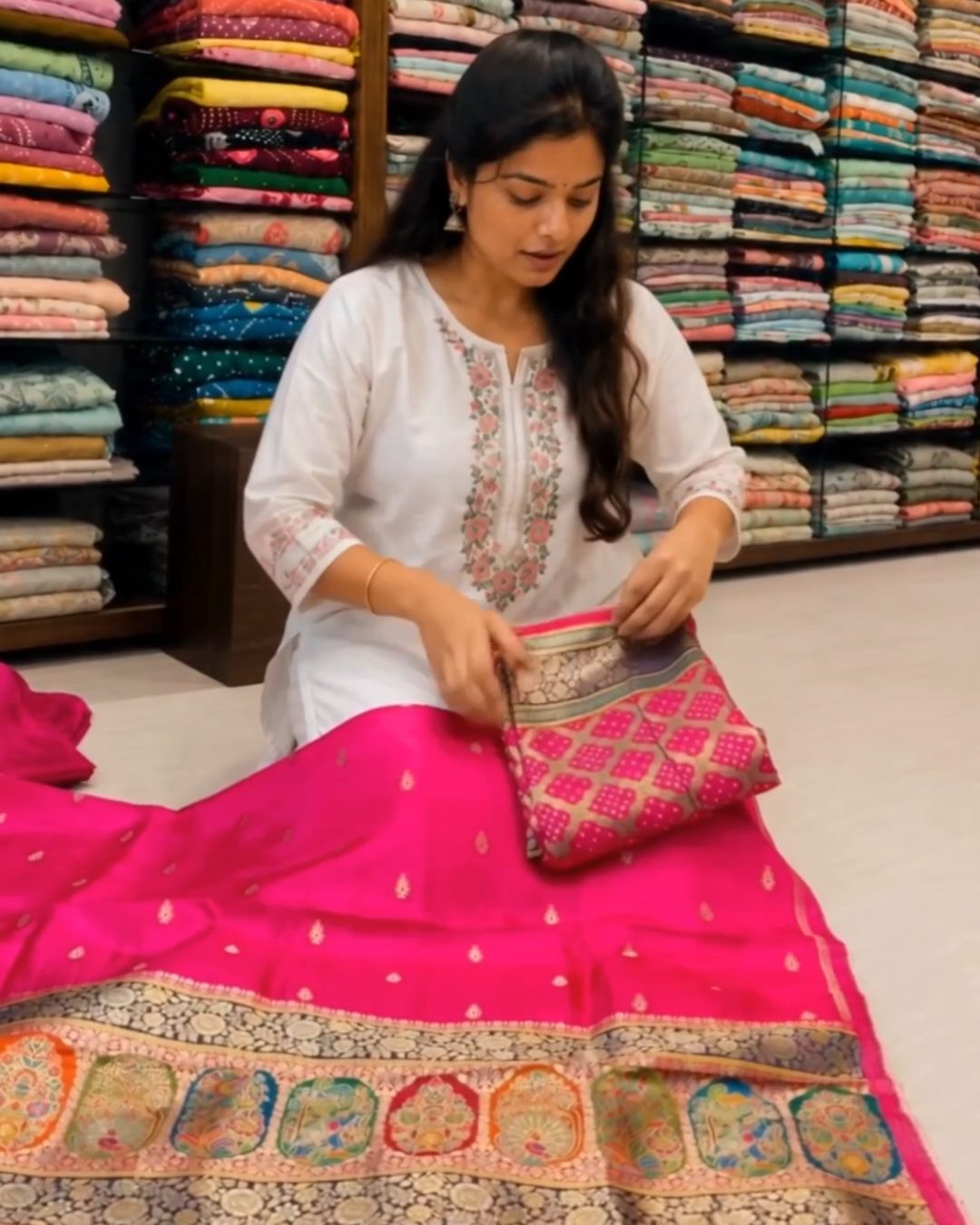 Rani Silk Jari Suit Set