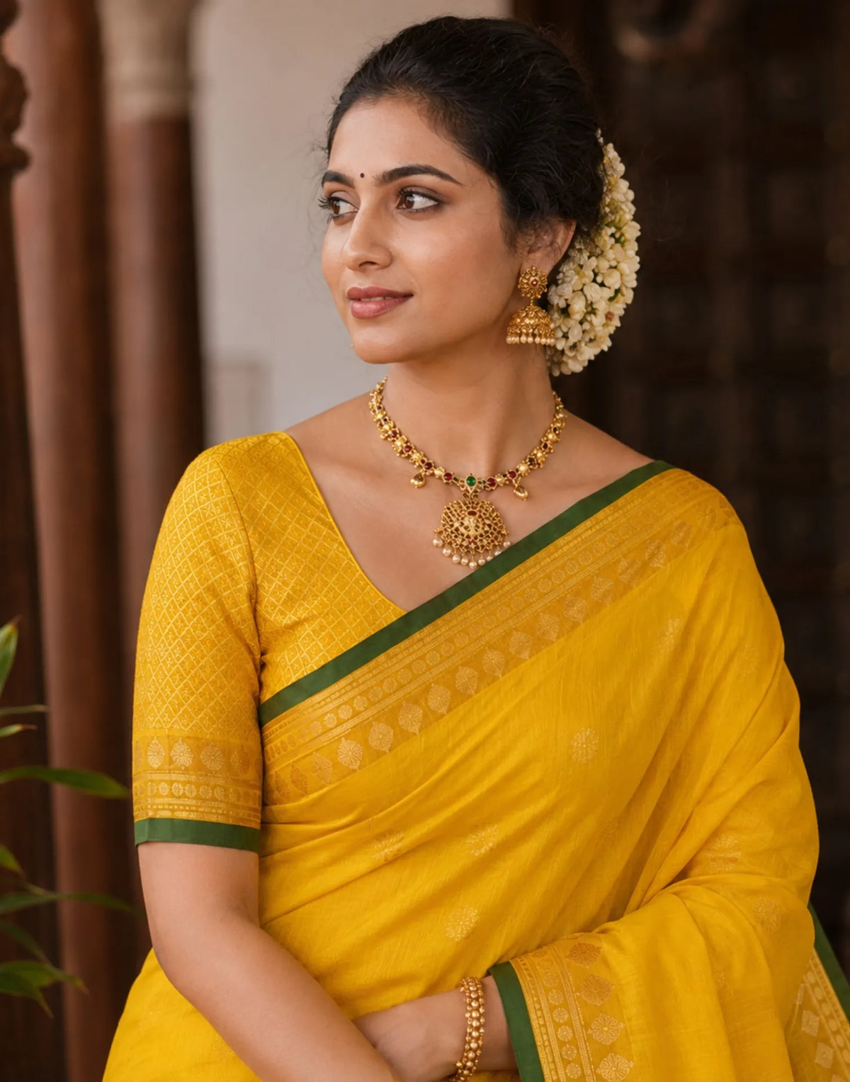 Subtle Zari Silk Saree