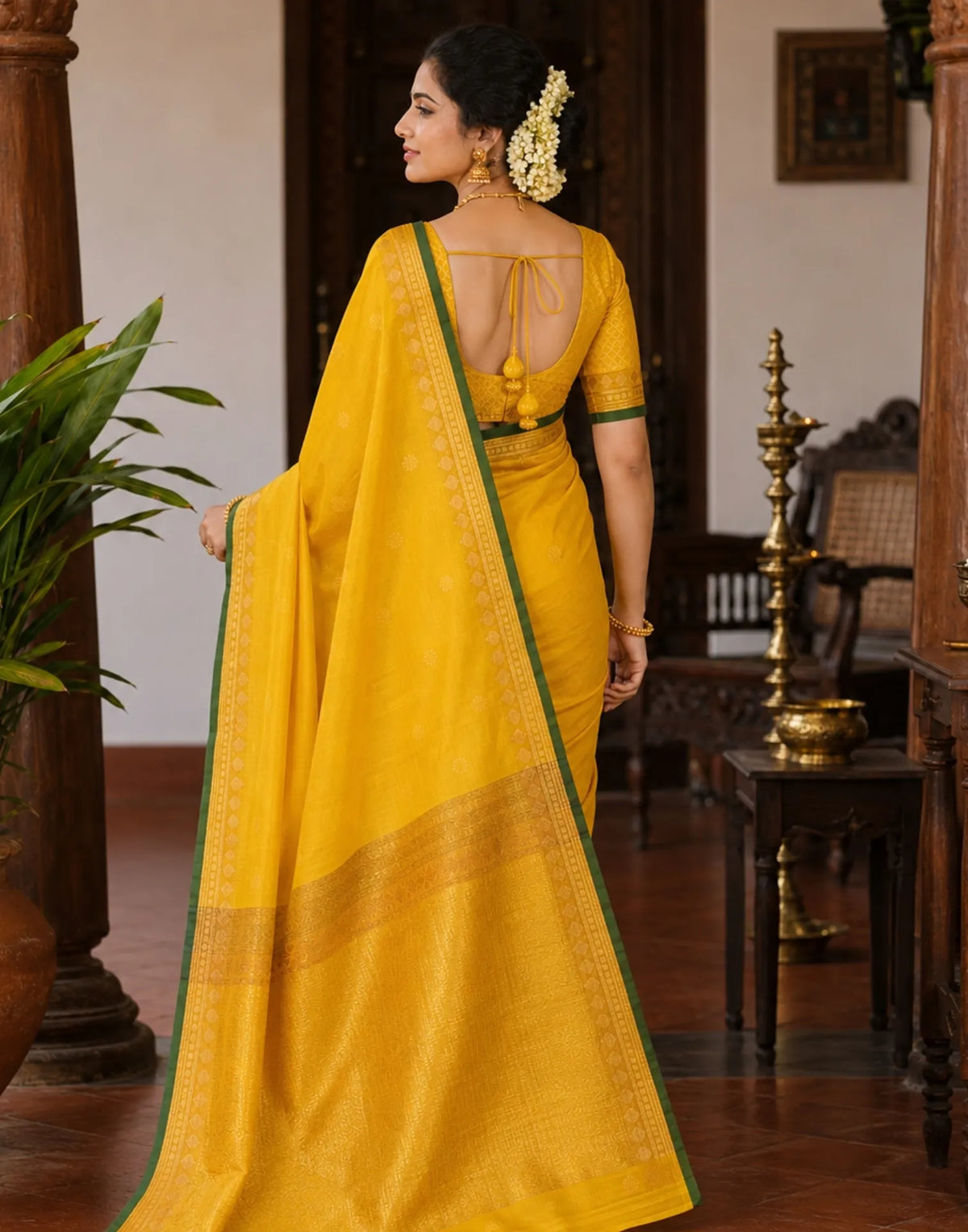 Subtle Zari Silk Saree