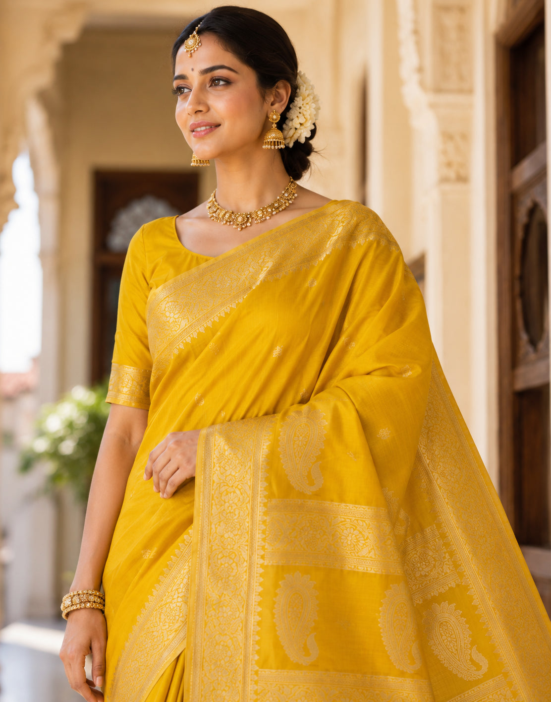 Surya Kanthi Banarsi Silk Saree