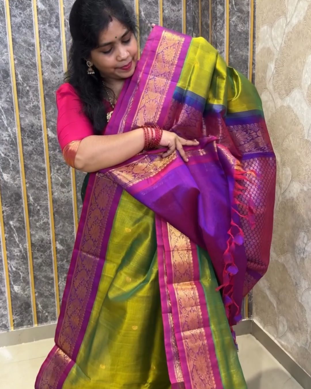 Vandana Cotton Silk Saree