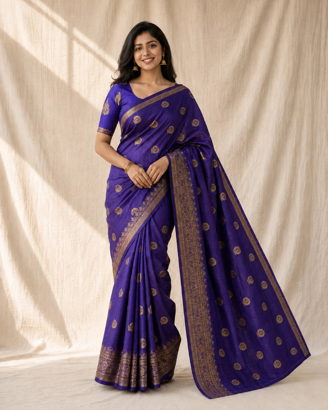 Deep Violet Dream Saree