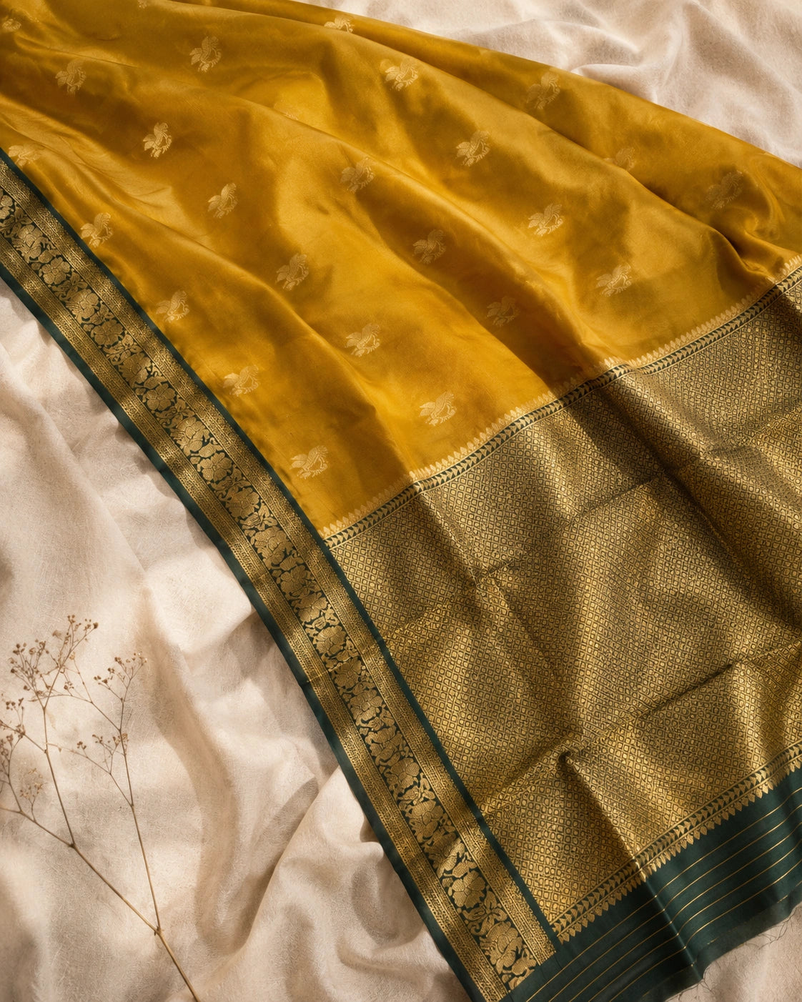 Manjal Kanjivaram Silk Saree