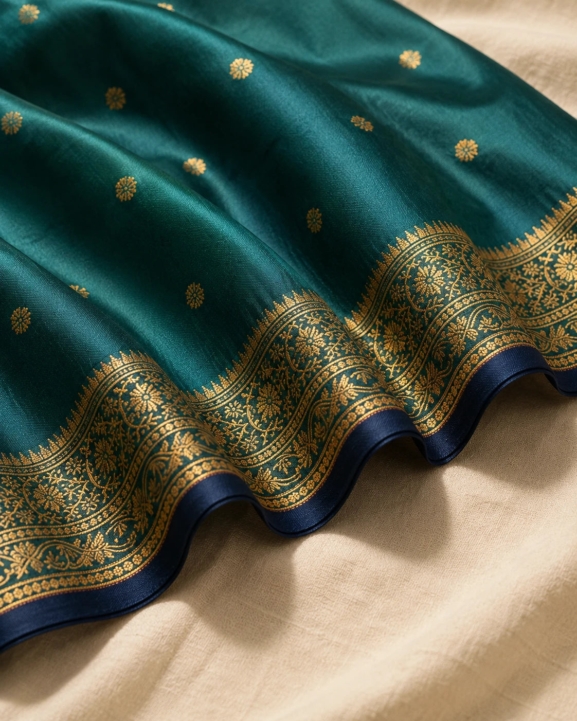 Peacock Royal Silk Saree