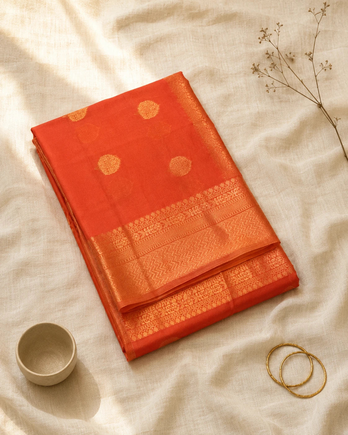 Sayanthanam Kora Silk Saree